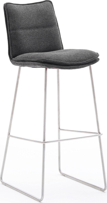 Sveen Barstol 45 cm - Antrasitt/Sølv