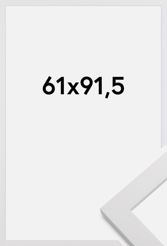 Ramme White Wood Akrylglass 61x91,5 Cm