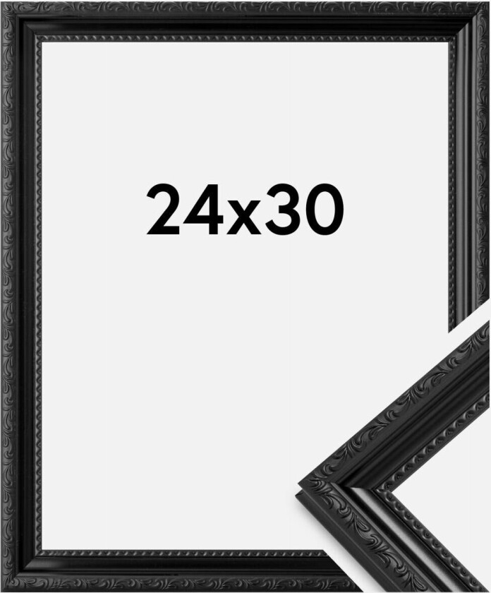 Ramme Abisko Akrylglass Svart 24x30 Cm