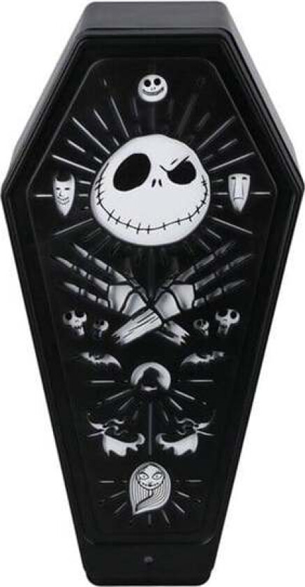 - Nightmare Before Christmas Coffin 3D Light - Lamper