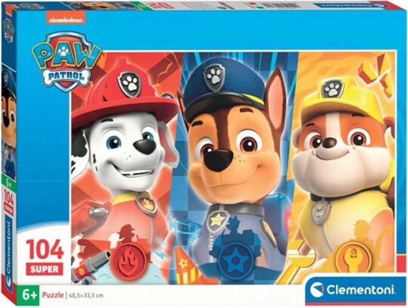 Jigsaw Puzzle Super Color PAW Patrol Close Up 104 pcs. Gulv