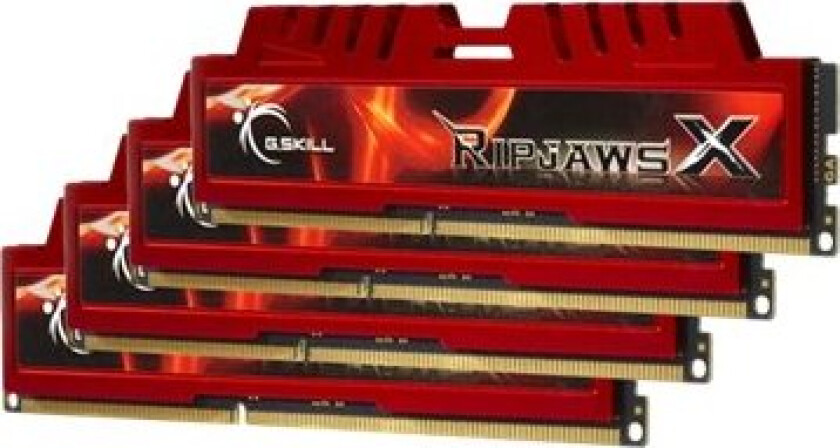 Ripjaws-X - Ddr3 - Sett - 32 Gb: 4 X 8 Gb - Dimm 240-Pin - 1333 Mhz / Pc3-10666 - Cl9 - 1.5 V - Ikke-Bufret - Ikke-Ecc