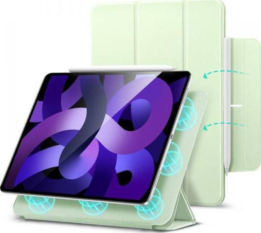 Esr Tablet Case Esr Rebound Magnetic Case Apple Ipad Air 10.9 2020/2022 (4Th And 5Th Generation) Mint Green