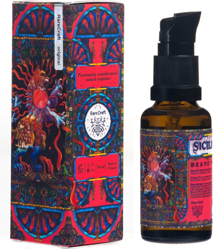 Rarecraft Sicilian Sunset Beard Oil 30ml