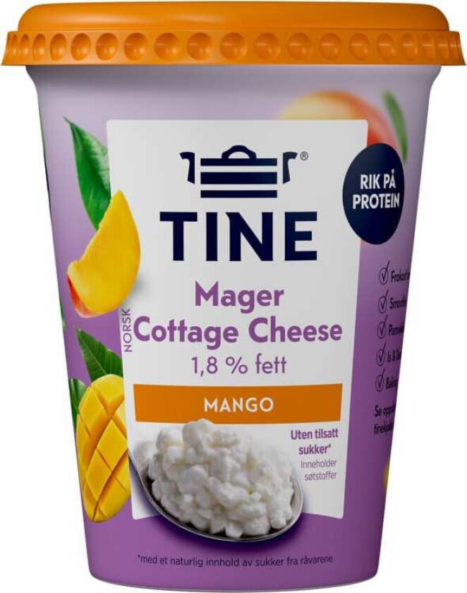 Cottage Cheese Mager Mango u/Sukker 400g