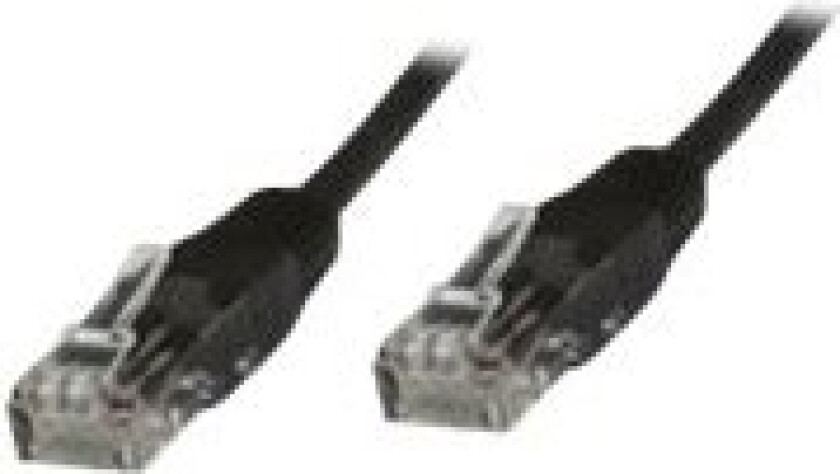Microconnect - Nettverkskabel - Rj-45 (Hann) Til Rj-45 (Hann) - 7 M - Utp - Cat 5E - Svart