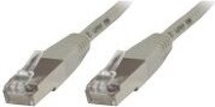 Microconnect - Nettverkskabel - Rj-45 (Hann) Til Rj-45 (Hann) - 10 M - Ftp - Cat 6 - Grå