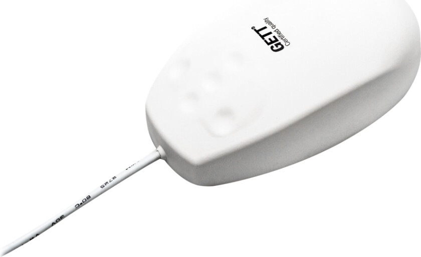 Gett Tkh-Mouse-Gcq-Med-Am-Scroll-Laser-Ip68-White-Usb - Mus - Laser - 5 Knapper - Kablet - Usb - Hvit
