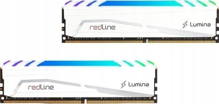 Mushkin Ddr5 - 32Gb - 6400 - Cl - 30 (2X 16 Gb) Dual Kit, Memory (White, Mlb5c640a77p16gx2, Redline Lumina White)