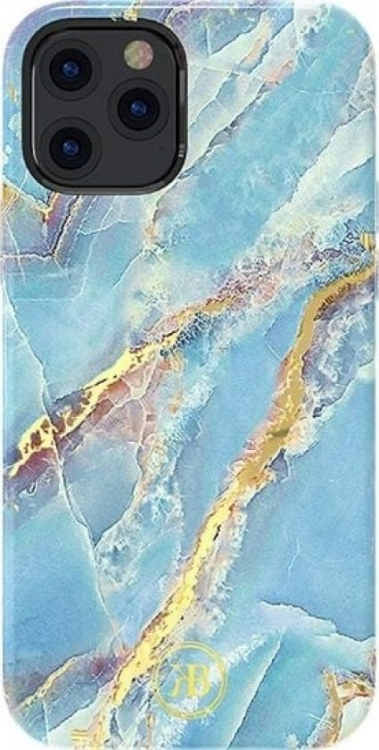 Marble Series Elegant Deksel Med Marmortrykk Iphone 12 Mini Blå Universal