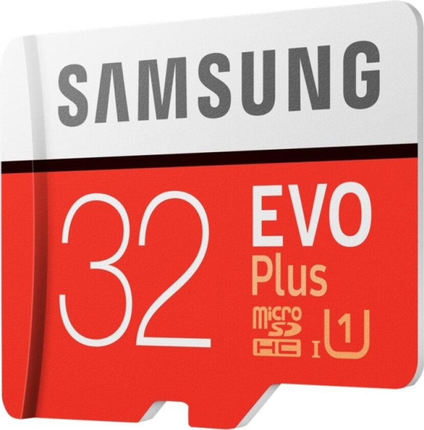 Evo Plus Mb-Mc32g - Flashminnekort (Microsdhc Til Sd-Adapter Inkludert) - 32 Gb - Uhs Class 1 / Class10 - Microsdhc Uhs-I