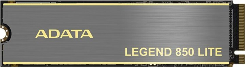 Adata Legend 850 Lite - Ssd - 500 Gb - Intern - M.2 2280 - Pcie 4.0 X4 (Nvme) - 256-Bit Aes - Integrert Kjøle