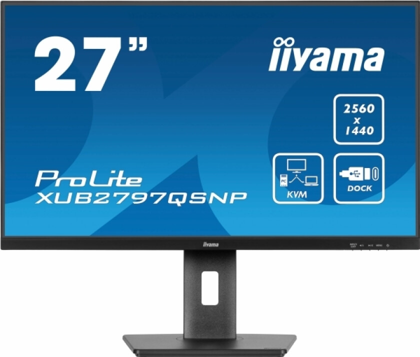 Prolite Xub2797qsnp-B1, 68,6 Cm (27"), 2560 X 1440 Pixlar, Wide Quad Hd, Led, 1 Ms, Svart