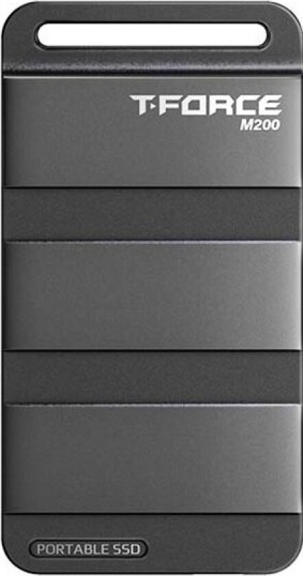 T-Force M200 - Ssd - 2 Tb - Ekstern (Bærbar) - Usb 3.2 Gen 2X2 (Usb-C Kontakt) - Svart