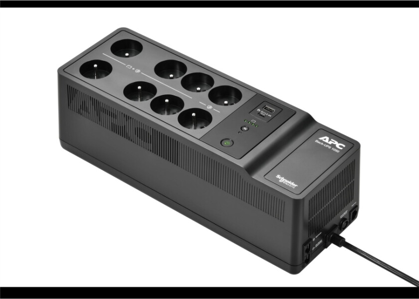 Apc Back-Ups - Ups (Vegg- / Overflatemonterbar) - Ac 230 V - 600 Watt - 1050 Va - Utgangskontakter: 10