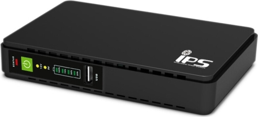 RouterUPS-30-PoE, Router, Innendørs, 100 - 240 V, 50 - 60 Hz, 30 W, USB 5VDC, DC 9VDC / 12VDC, POE 15 VDC / 24 VDC