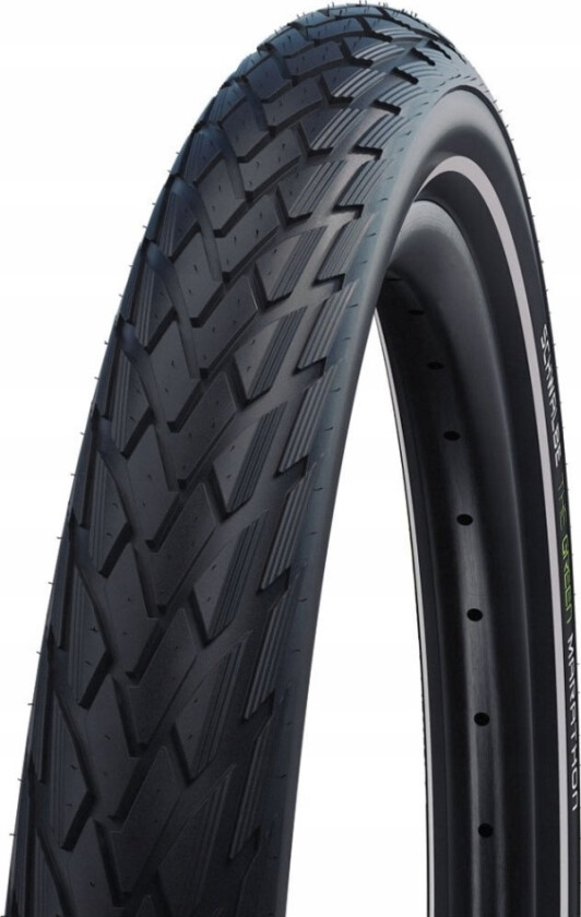 Green Marathon Non Folding Tire (47-622) B/B-Sk+Rt, Addix Eco, Greenguard, Psi Max:70 Psi, Yes, Weight:860 G