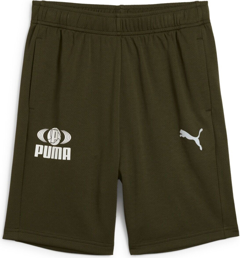 Active Sports Poly Shorts, shorts, junior Dark Olive
