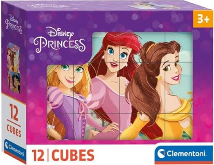 Block Puzzle Disney Princess 12pcs. Blokk