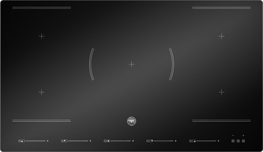 Induksjonstopp 90 cm 5 soner
