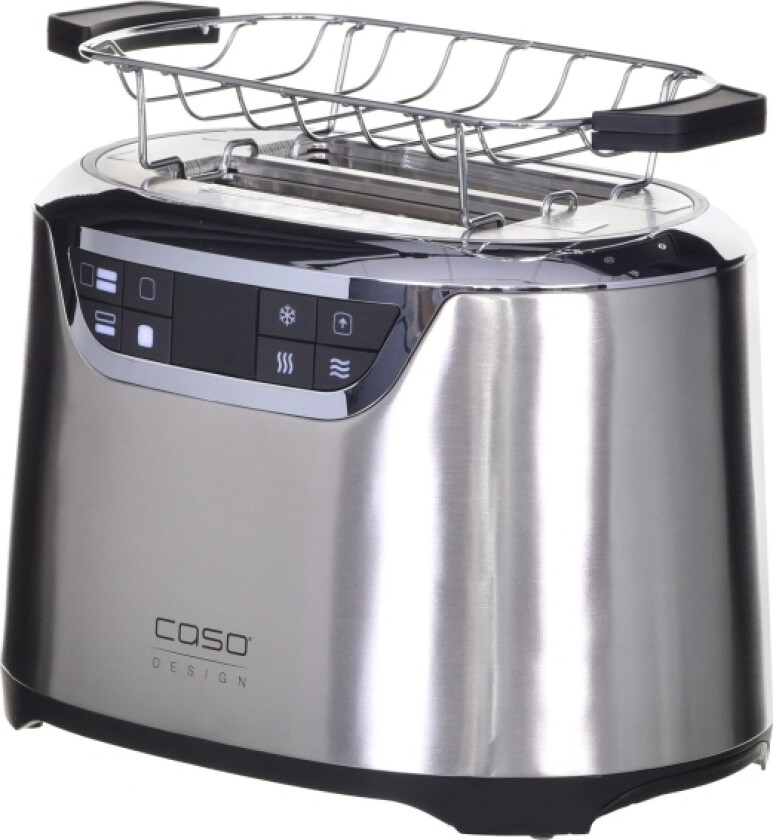 Brødrister Caso Novea T2 (2776), Rustfritt Stål, 900 W, 2 Hull, 9 Effektnivåer