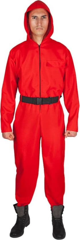 Rød Jumpsuit, Medium