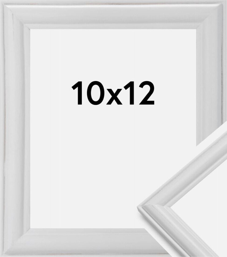 Ramme Line Hvit 10x12 Cm