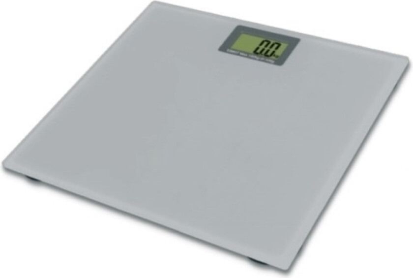 Obsgr, Elektronisk Personvekt, 150 Kg, 100 G, Kg,Lb,St, Rektangel, Grå