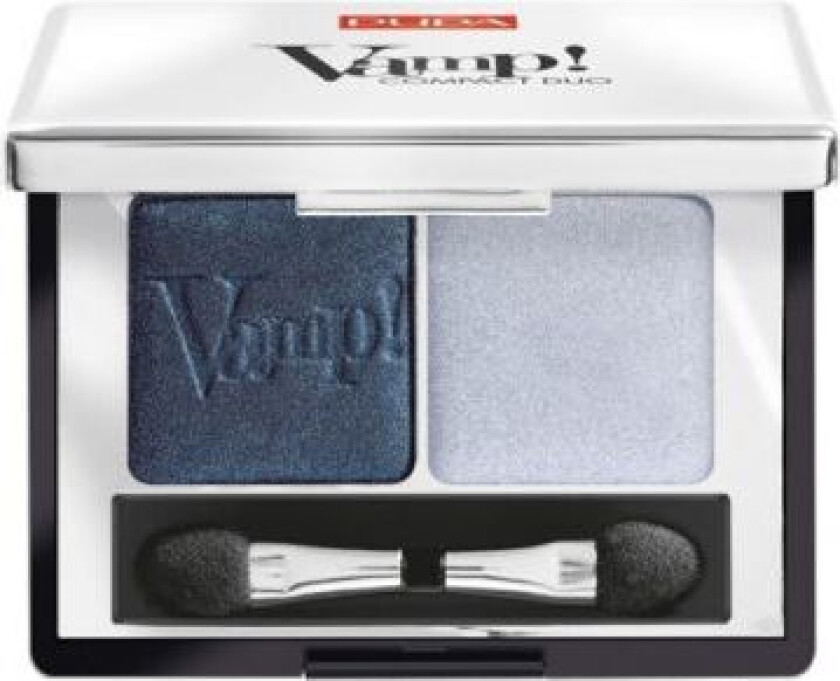 Vamp! Compact Duo Eyeshadow Doble Øyenskygger 012 Magnetic Blue 2,2G