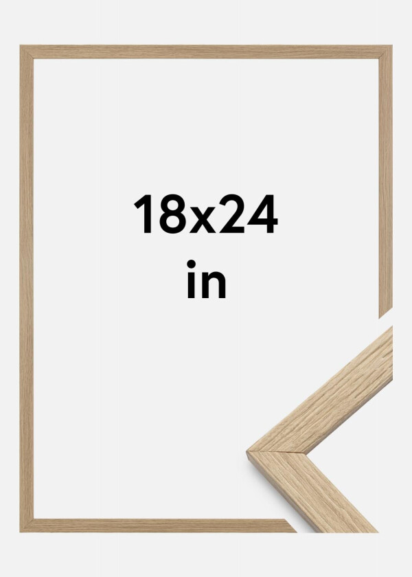 Ramme Stilren Akrylglass Eik 18x24 Inches (45,72x60,96 Cm)