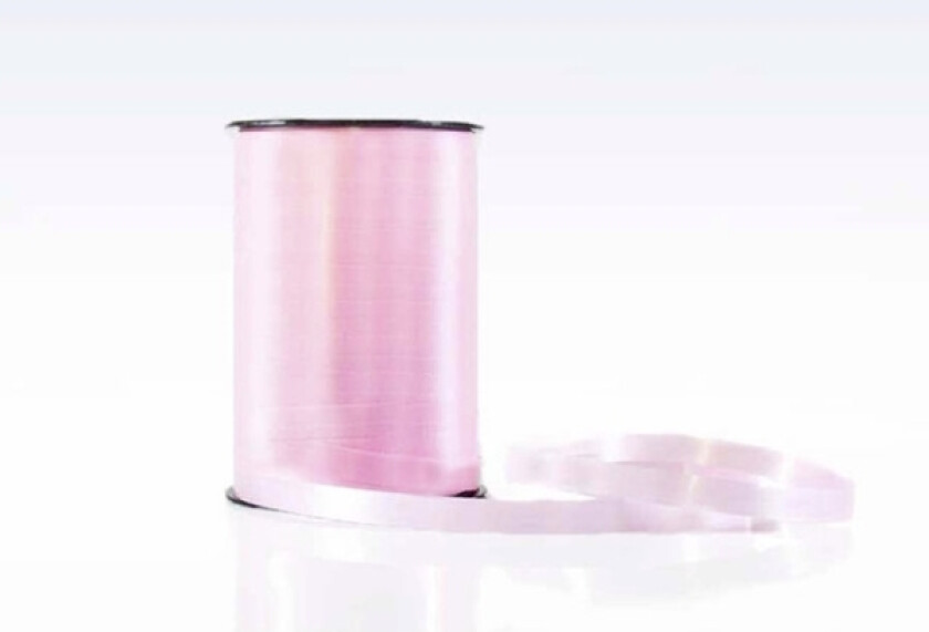 Gavebånd Glat Lys Rosa 10Mmx250m Nr. 12 - (5 Stk.)