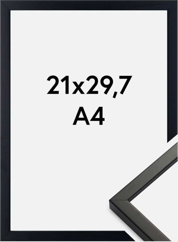 Ramme Exklusiv Svart 21x29,7 Cm (A4)