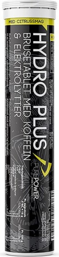 Hydro Plus Electrolytes brusetabletter sitron 20 x 4 g.