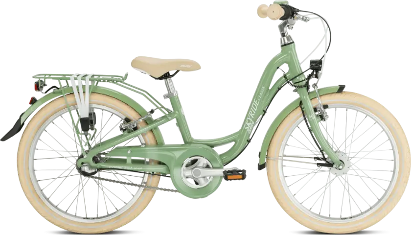 Skyride 20-3 Classic Barnesykkel Retro Grønn