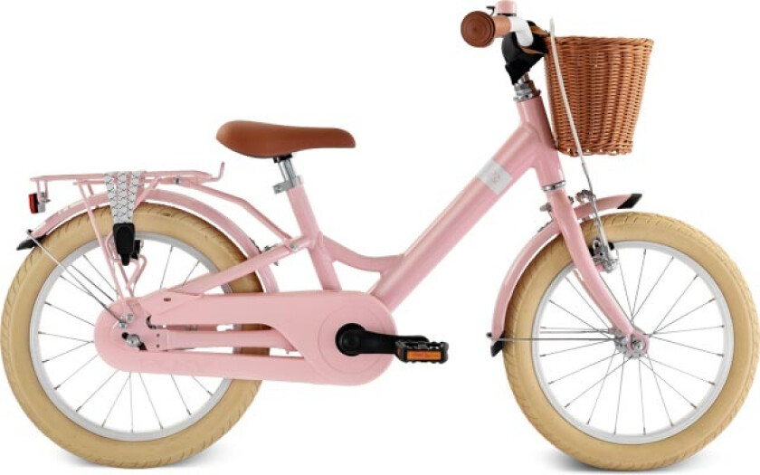 Youke Classic 16"barnesykkel, rosa