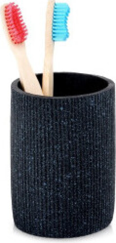 Keramisk tannbørsteholder med steinfinish for bad