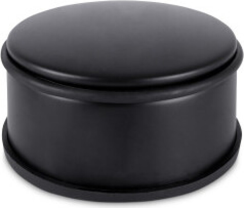 Dørstopper i sort metall: robust, elegant og skånsom