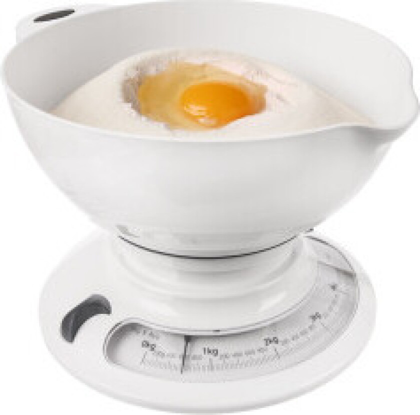 Mekanisk kjøkkenvekt 5 kg med avtagbar skål