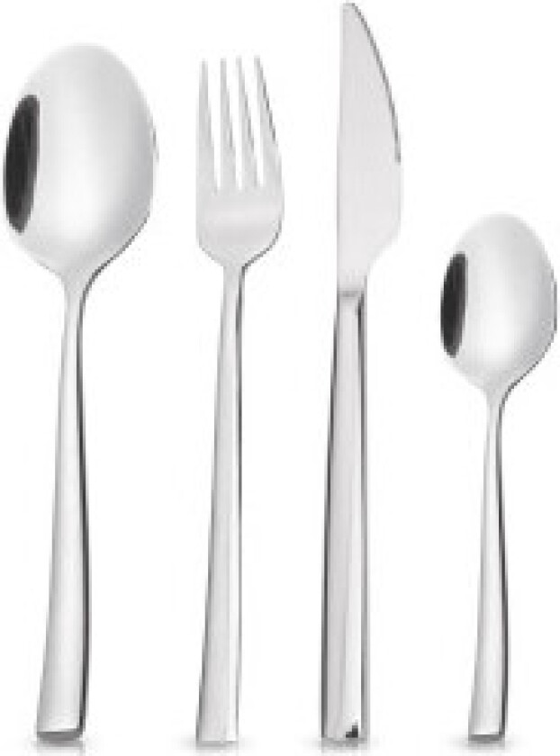 Bestikk i rustfritt stål for 6 personer