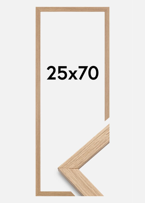 Ramme Stilren Akrylglass Eik 25x70 Cm