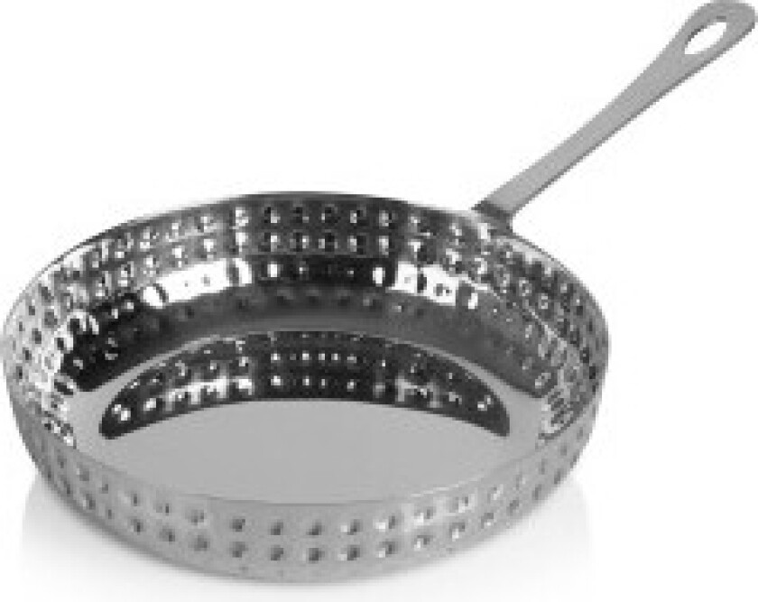 Bilde av Elegant serveringsskål i ministekepanneform laget av rustfritt stål