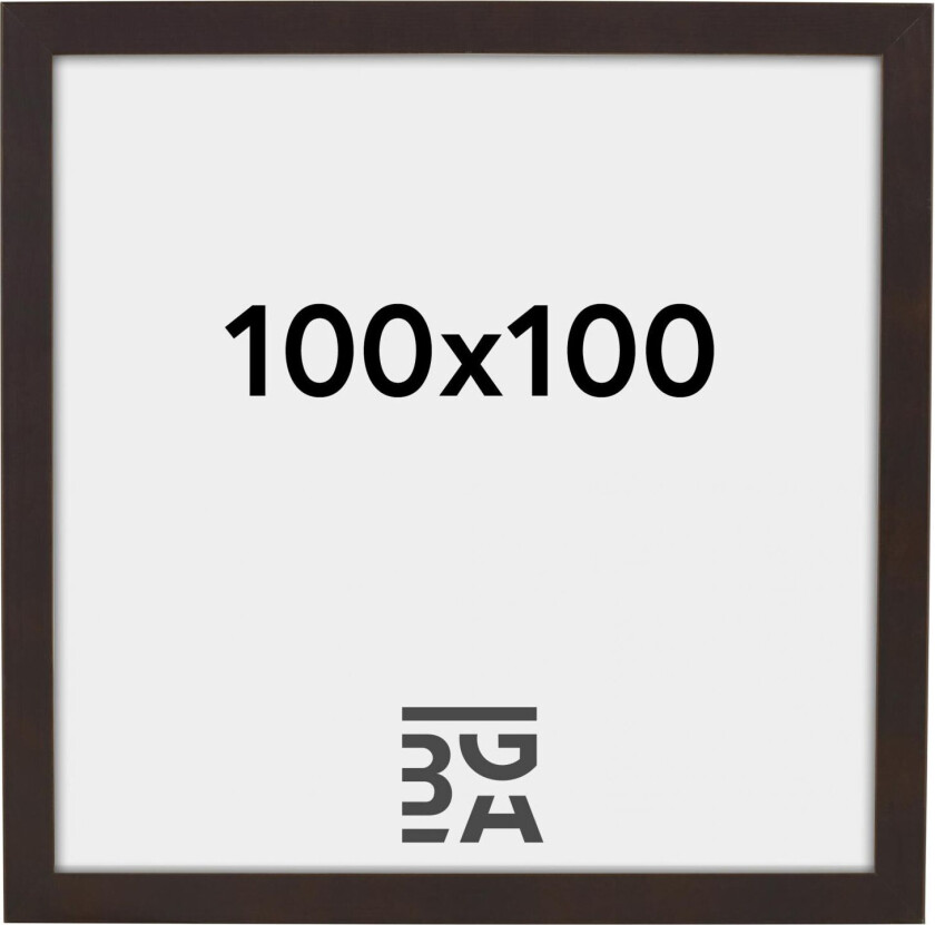 Ramme Trendline Akrylglass Brun 100x100 Cm