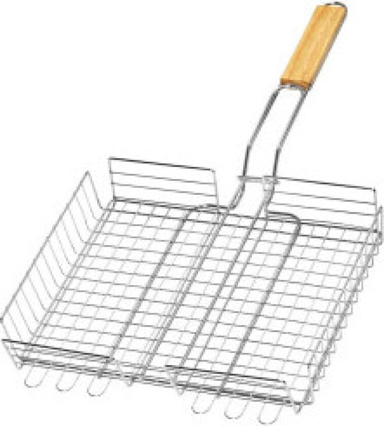 Universal grillkurv med håndtak for enkel grilling