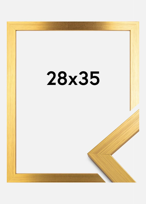 Ramme Gold Wood Akrylglass 28x35 Cm