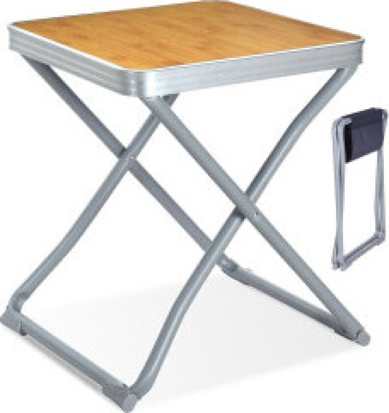 Kompakt campingbord: værbestandige, solide metallben