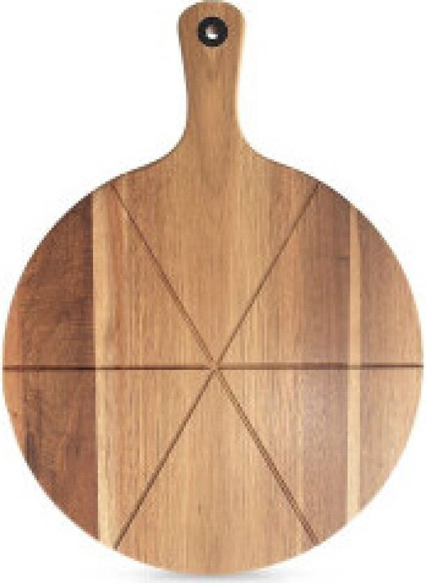 Dobbeltvirkende skjærebrett i tre for servering og skjæring