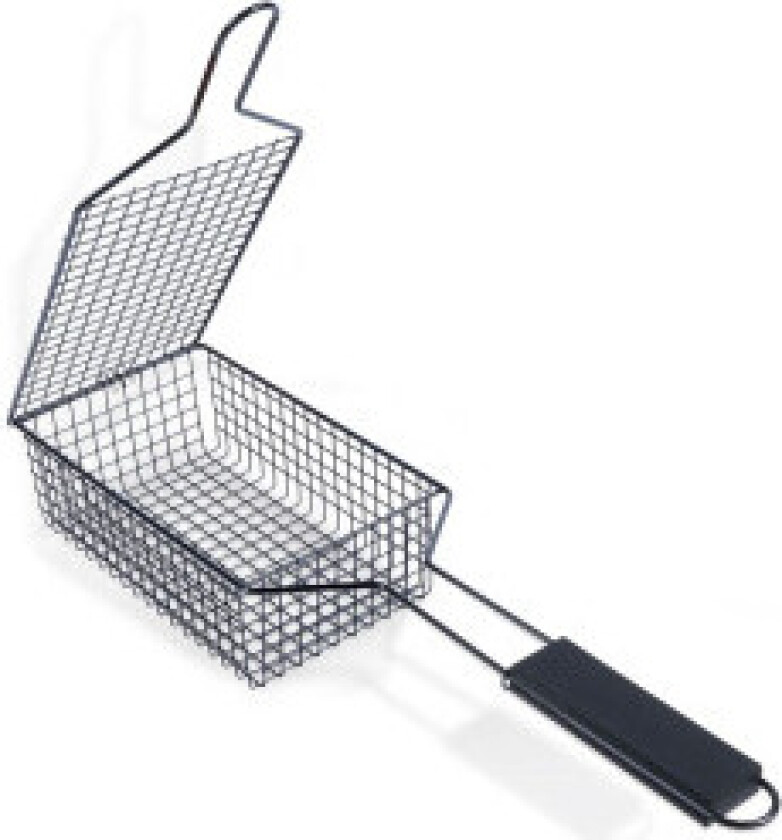Grillkurv med lås for enkel tilberedning på grillen