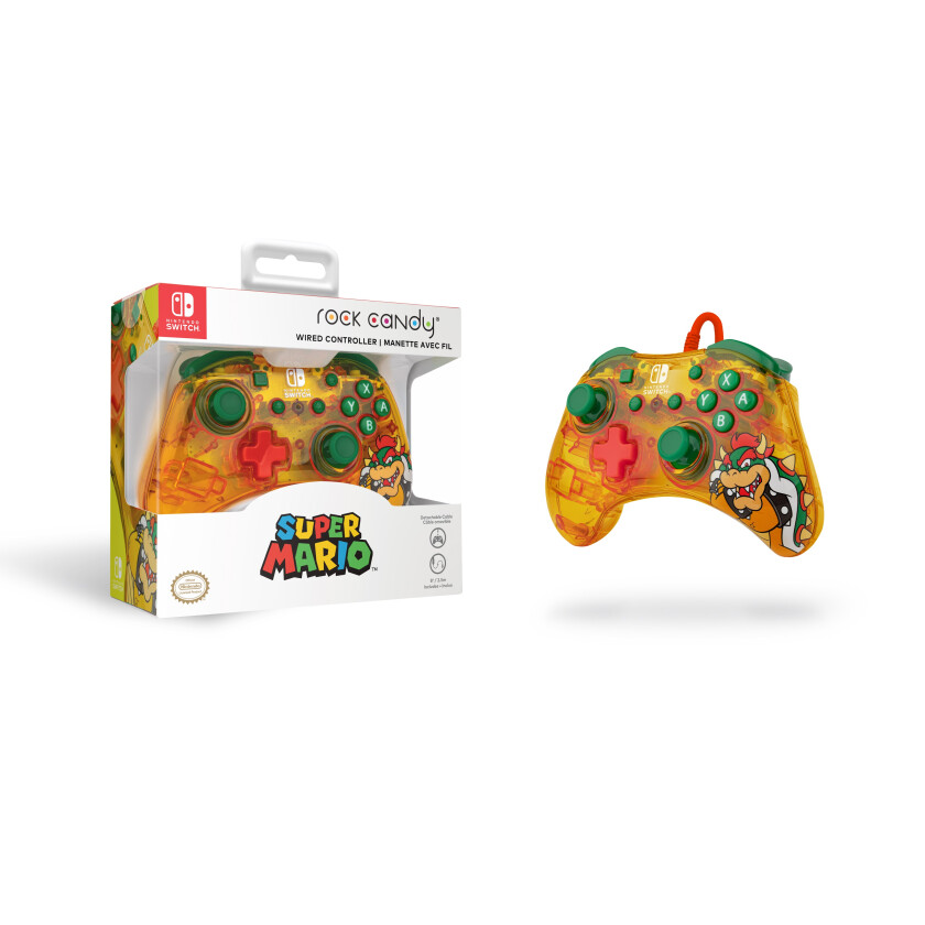 Bilde av PDP Rock  Wired Controller - Bowser