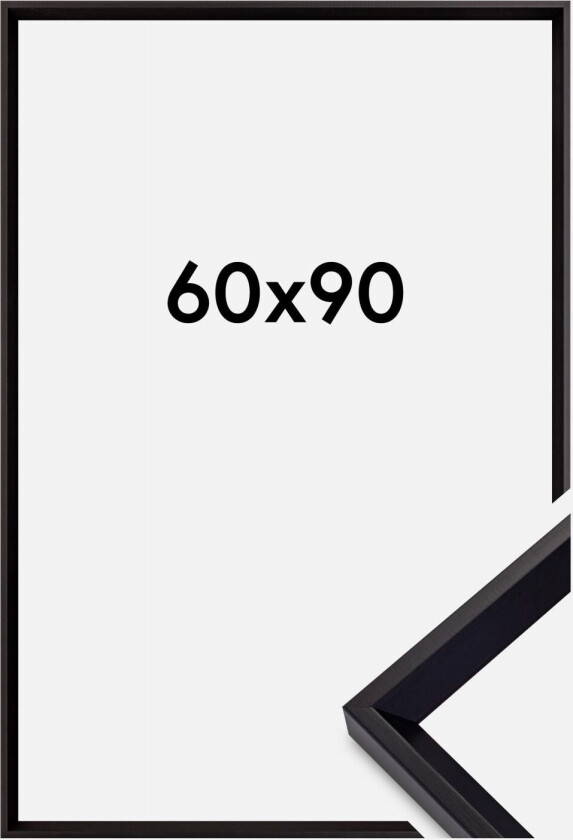 Ramme Globe Akrylglass Svart 60x90 Cm