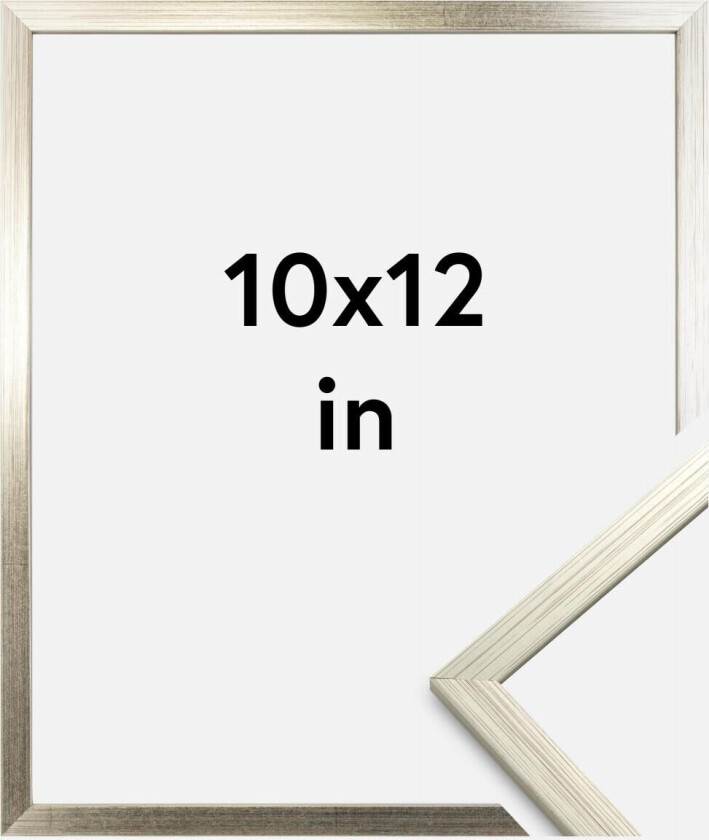 Ramme Edsbyn Akrylglass Sølv 10x12 Inches (25,4x30,48 Cm)